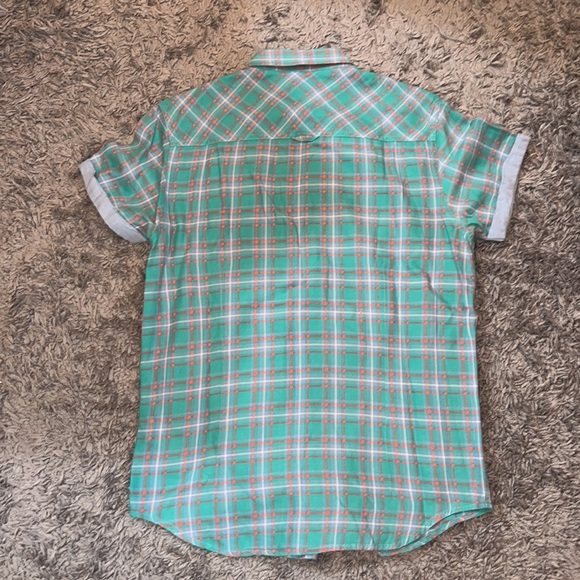 Springfield Short Sleeve Knitted Button-Up Shirt (USED) - Picture 2 of 8